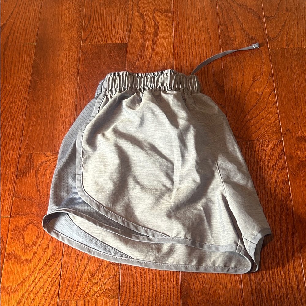 Gray/Blue Nike Athletic Shorts